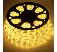 Forever Speed Tube Lumineux LED Étanche 30 m, IP65, Blanc Chaud pour Jardin, Noël, Mariage, Fête