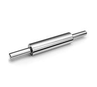 Forgas Rouleau à pâtisserie professionnel | Longueur 47 cm | Acier inoxydable de haute qualité | Un outil indispensable pour la cuisine et la maison | Pour étaler la pâte à pizza et à crêpes