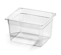 Forgast Conteneur en Polycarbonate | Format GN 1/2 | Dimensions 32,5x26,5x20 cm | Récipient gastronorme | pour plats chauds, salades | Facile à nettoyer | Lavable au lave-vaisselle