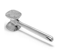 Forgast Marteau à Viande Double Face | Lisse et avec des saillies | Aluminium | Marteau broyeur à Steak | Outil Marteau | Batteur à Viande | Presse-purée | Dimensions 6,5 x 6,5 cm | Longueur 24 cm