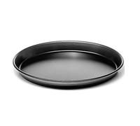 Forgast Plaque Pizza Four Ø 24 cm en Acier Bluesteel Professionnel | Plaque de cuisson four ronde, répartition thermique uniforme pour pâte croustillante, bords 2,5 cm