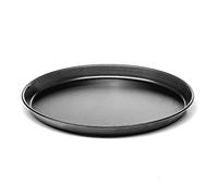 Forgast Plaque Pizza Four Ø 30 cm en Acier Bluesteel Professionnel | Plaque de cuisson four ronde, répartition thermique uniforme pour pâte croustillante, bords 2,5 cm