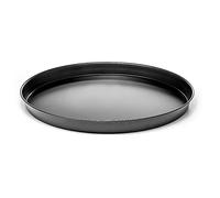 Forgast Plaque Pizza Four XXL Ø 50 cm en Acier Bluesteel Professionnel | Plaque de cuisson four ronde, bords hauts 4,5 cm, répartition thermique uniforme pour pâte épaisse et croustillante