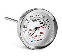 Forgast Thermomètre à rôtir | Thermomètre de four | Thermomètre combiné | Température du four et cuisson simultanée | Acier inoxydable | de 50 à 300 ºC | Dimensions 5,2x13cm