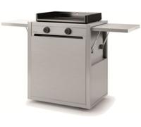 Forge Adour - Chariot Plancha Ch Mif 60 En Inox Fermé Compatible Plancha Modern 60