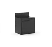 Forge Adour - Meuble De Cuisine Extérieure Desserte Noir Sdafn
