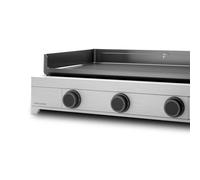 Forge Adour - Plancha gaz Modern 75 Inox - 3 brûleurs - à poser 74.4x40.2 cm
