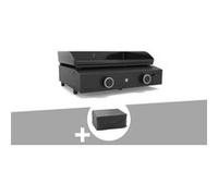 Plancha gaz origin 60 acier châssis inox + housse - forge adour