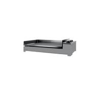 Forge Adour - Plancha Gaz Premium Acier 75 Ng Noir Gris 3 Brûleurs À Poser, 73.2x40.9 Cm