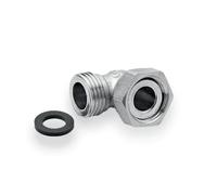 Forge Adour Coude gaz Rio 90° Argent