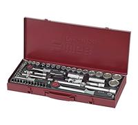forgées Jeu de douilles de Westphalie numéro 3920, 1/4 plus 1/2 "carré d'entraînement avec cliquet réversible, 56 pièces, 1 pièce, 9291593
