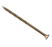ForgeFast Elite Boîte de 100 vis à bois à faible couple passivé Jaune zinc 4 x 70 mm