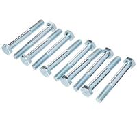Forgefix Boulons haute résistance ZP M10 x 80 Sac 10
