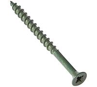 Forgefix DS4560 Vis à bois empreinte Pozidriv Traitement vert anticorrosion
