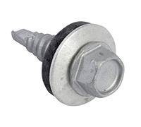 Forgefix FORTFHS6322 TechFast Lot de 100 vis autoperceuses à tête hexagonale 6,3 x 22 mm