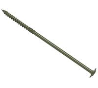 Forgefix Spectre Timber Fix Vis à bois 8 x 300 mm Vert | Vis à bois extra longues | Boîte de 25 | Couple élevé | Usage extérieur