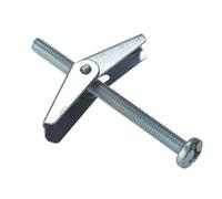 Forgefix TOG350M Lot de 10 systèmes de fixation pour plaque de plâtre M5 x 75 mm