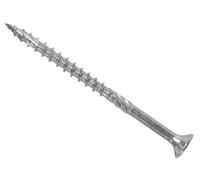 Forgefix Vis extérieures Pozi 5,0 x 100 mm, boîte de 100. Fixations robustes et résistantes à la corrosion, idéales pour les projets de construction en bois et en extérieur.