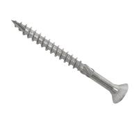 Forgefix Vis extérieures Pozi 5,0 x 60 mm, boîte de 100. Fixations robustes et résistantes à la corrosion, idéales pour le bois, les terrasses, les clôtures et les projets structurels en plein air.