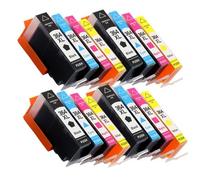 Forgekael Cartouche d'encre 364XL 364 XL, Compatible avec 5520 5524 6510 6520 7510 B109 B110 B209 B210 C309 C310 C410(4SET 16PCS)