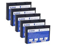 Forgekael Cartouche d'encre Compatible avec T5846 T-5846 E-5846 Compatible avec imprimante PM200 PM240 PM260 PM280 PM290 PM225 PM300(5PCS T5846)