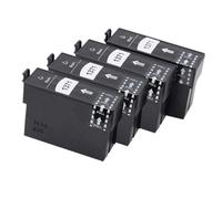 Forgekael Cartouche d'encre Noire 1371 T1371, 4 Paquets, Compatible avec K100 K200 K300 K105 K205 K305 137 T1371(4BK)