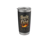 Forgeron Forge Built By Fire Gobelet isotherme en acier inoxydable double paroi
