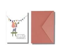 Forletter - Carte de voeux, 15 x 21'5 cm, Anniversaire, Fête