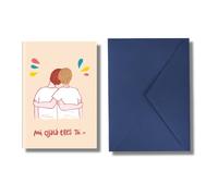 Forletter - Carte de vœux, 15 x 21,5 cm, anniversaire, elle