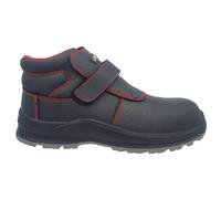 FORLI Bota Soldador Oregon S3 - Bottes de sécurité S3 avec fermeture Velcro, protection métatarsale et semelle anti-dérapante pour soudure et travaux industriels