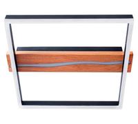 Forlight - Plafonnier LED carré 21,5 W, éclairage polyvalent 3000 K-6000 K, design moderne pour le salon et les bureaux, 44 x 40 cm, noir, Auna Square