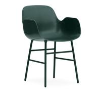 Form Armchair Lehnchaise Normann Copenhagen-grün-Eiche - 5712396002364