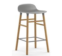 Normann Copenhagen Chaise de bar Form Chair pieds en chêne noir