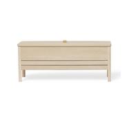 Form & Refine Banc de rangement A Line 111 cm Chêne blanc