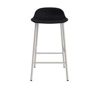 Form Tabouret de Bar 65 cm Rembourré Groupe 7 Gris/ Acier