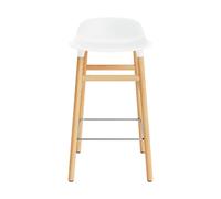 Normann Copenhagen Chaise de bar Form Chair pieds en chêne blanc
