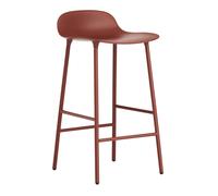 Form - Tabouret de bar piètement aciér 65 frame steel lacquered