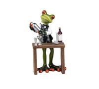 formano Figurine de barman amusante en pierre artificielle peinte à la main - 16 cm