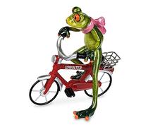 formano Grenouilles amusantes sur le vélo, grenouille, vélo