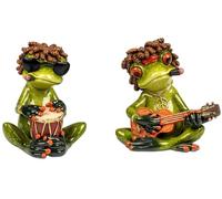 formano Lot de 2 grenouilles Reggae de 9 cm