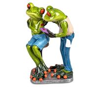 formano Magnifique tatouage, couple de grenouilles au tatouage, maison de grenouille, tatoueur, env. 16 cm de haut