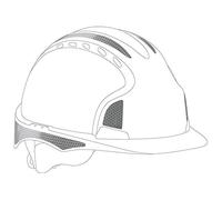 JSP JSP Kit bandes réfléchissantes pour casque de protection EVO3 Quantité:1