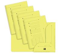 Chemise index kraft L'Oblique AZ 23,5 x 31,5 cm - Paquet de 25 - jaune pastel