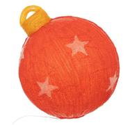 Feeric lights et christmas - Forme acrylique boule de noël lumineuse solaire 60 led h.38cm