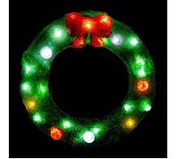 Feeric Lights et Christmas - Couronne de noël Lumineuse extérieure h29cm 25 LED + transfo