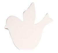 Forme Oiseau Mdf Blanc 11 Cm