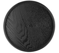 Forme ronde en bois massif Thé Café Snack Alimentaire Repas Plateau de service Plateau Restaurant Plateaux 21cm