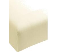 FORMESSE Drap-housse en jersey BELLA DONNA 120/200 cm - 130/220 cm Blanc cassé beige