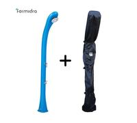 Formidra - Pack Douche Solaire So Happy 28L avec Housse - Bleu - Douche extérieure Piscine et Jardin - DS-H221BLCOV - 24 x 26 x 216cm