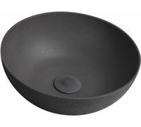 FORMIGO lavabo en béton à poser, diamètre 39cm, anthracite mat